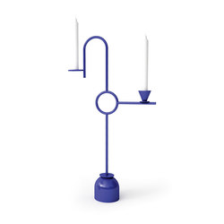 Blue Candleholders | Dining-table accessories | Cappellini