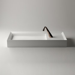 Cut Sink | 90 x 38 h12 | piano 27 | Single wash basins | Valdama