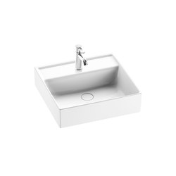 Sys30 | Ceramic washbasin sit on vessel | Wash basins | burgbad