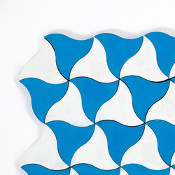 Kite-Blue-White | Concrete tiles | Granada Tile