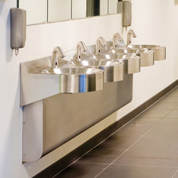 Curved Front, Wall Mounted System M2 Basin | Lavabos | Neo-Metro