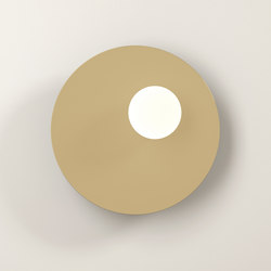 Disc and Sphere Wall Lamp asymmetric | Lampade parete | Atelier Areti