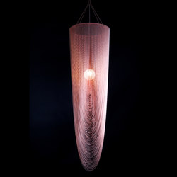 Spiral Pod 400 double Pendant Lamp | custom-made | Willowlamp