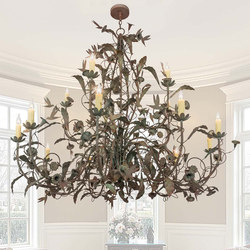Le Printemps 15 LT Chandelier | Ceiling suspended chandeliers | 2nd Ave Lighting