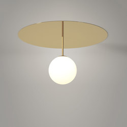 Plate And Sphere pendant | Ceiling lights | Atelier Areti