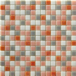 Cromie Aqua 20x20 Rosa Mix | Glass mosaics | Mosaico+