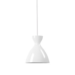 Pretty small pendant light white glossy | Suspended lights | Nyta