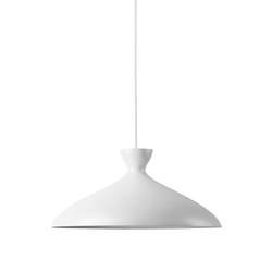 Pretty wide pendant light white matt | Suspended lights | Nyta