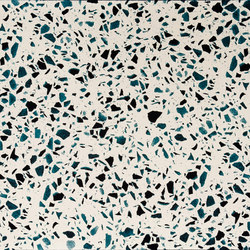 schoenstaub x Terrazzo Project | Carpet Blue