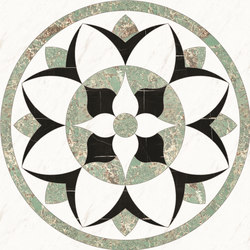 Medallion Round | PH073 | Natural stone flooring | Gani Marble Tiles