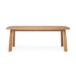 Stone rectangular table solid oak | Dining tables | Quodes