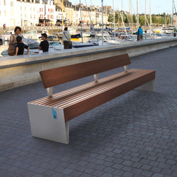 blocq smart | park bench with backrest | Benches | mmcité