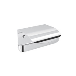 Belle Left Paper Holder With Cover | Bathroom accessories | Pomd’Or