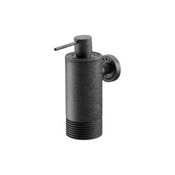 JEE-O soho wall mounted soap dispenser and holder - hammercoated black | Bathroom accessories | JEE-O
