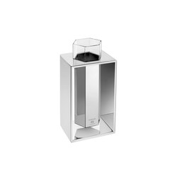 Mirage Free Standing Brush Holder With Frame | Bathroom accessories | Pomd’Or