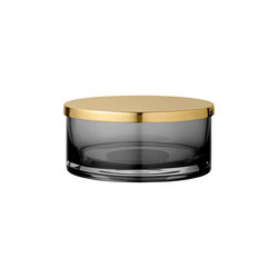 Tota | cylinder jar w. lid large