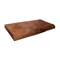 Tuscany | Countertop Shelf | Wood panels | BAGNODESIGN