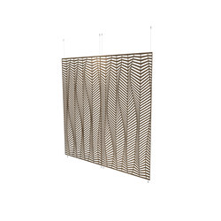 Geometric screens | zig-zag | Sound absorbing room divider | Piegatto