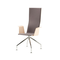 Duo | conference chair with armrests, high | Office chairs | Isku