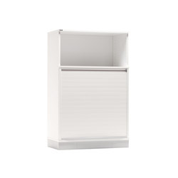 Tendo | roll-front cabinet + upper shelf unit | Sideboards | Isku