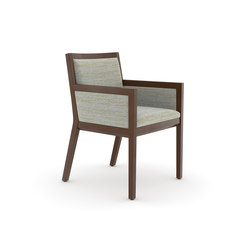 Edge Side Chair, Closed Arm / Closed Back