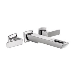 Two-Handle Wall Mount with Open Flow | Wash basin taps | Brizo