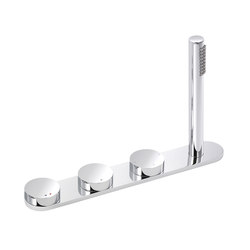 Tune | Concealed bath and shower mixer, without spout, 3-way | Shower controls | rvb