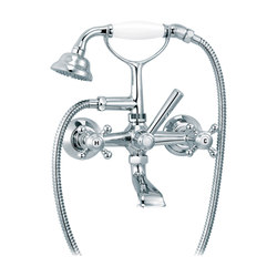 1920-1921 | Bath shower mixer, high fork | Grifería para bañeras | rvb