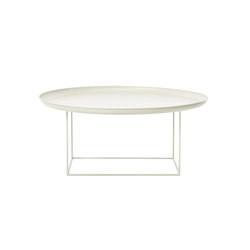Duke Coffee Table, Large - Antique White | Tabletop round | NORR11