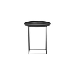 Duke Side Table, Small - Earth Black | Tabletop round | NORR11
