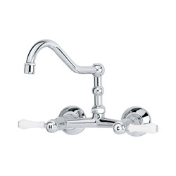 1935 | Wall-mounted kitchen mixer, spout above | Kitchen products | rvb