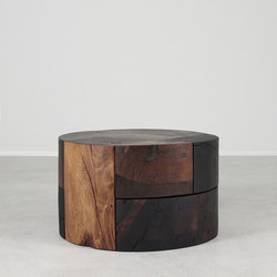 Retazos Solid Wood Cocktail Table | Tabletop round | Pfeifer Studio