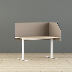 Limbus desk screen diagonal right | Accessoires de table | Glimakra of Sweden AB