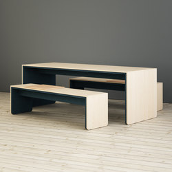 Campus Table & Benches | Benches | Glimakra of Sweden AB