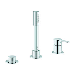Lineare 3-hole single-lever bath combination | Bath taps | GROHE