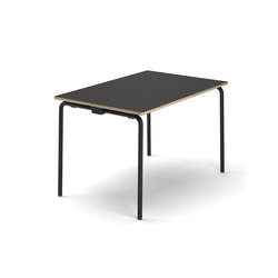 Tube Fold - folding table - square corner | Tavoli contract | Randers+Radius