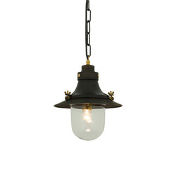 7125 Ship's Small Decklight, Weathered Copper, Clear Glass | Suspended lights | Original BTC