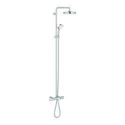 Tempesta Cosmopolitan System 210 Shower system with bath thermostat for wall mounting | Shower controls | GROHE