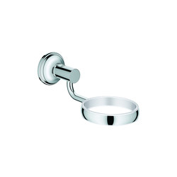 Essentials Authentic Glass/soap dish holder | Bathroom accessories | GROHE