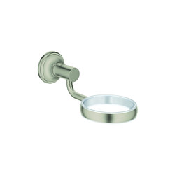 Essentials Authentic Glass/soap dish holder | Jaboneras | GROHE