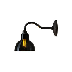Glass York Wall Light, Size 1, Anthracite and Weathered Brass | General lighting | Original BTC