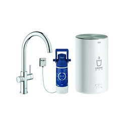 GROHE Red Duo Faucet and M size boiler | Kitchen taps | GROHE