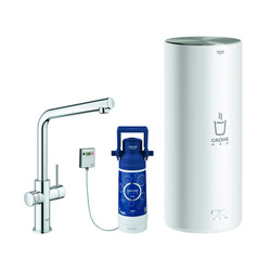 GROHE Red Duo Faucet and L size boiler | Kitchen taps | GROHE