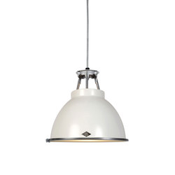 Titan Size 1 Pendant Light, White with Etched Glass | General lighting | Original BTC