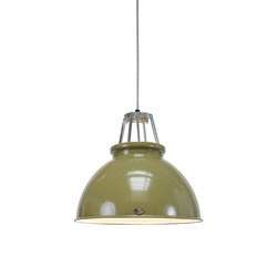 Titan Size 3 Pendant Light, Olive Green/White Interior | Suspended lights | Original BTC