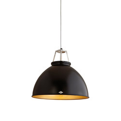 Titan Size 5 Pendant Light, Black/Bronze Interior | Lámparas de suspensión | Original BTC