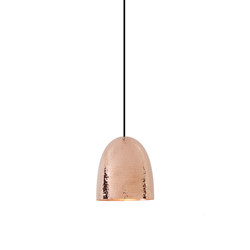 Stanley Small Pendant Light, Hammered Copper