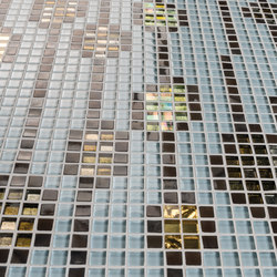 Botanic Tale 10x10 Drosia Green | Glass mosaics | Mosaico+