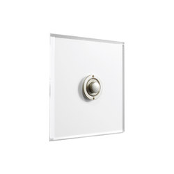 Invisible Lightswitch® with Stainless Steel button dimmer | interuttori pulsante | Forbes & Lomax