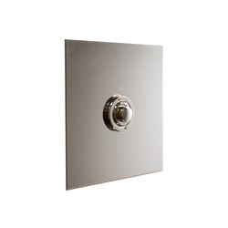 Nickel Silver button dimmer | Switches | Forbes & Lomax
